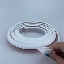 1pc 1m/2m Silicone Self-Adhesive Kitchen Sink Water Barrier Edge, Bathroom Vanity Countertop Waterproof Splash Guard Back To School - Multicolor - View 21