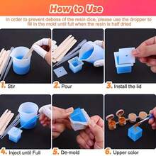 19 件/套字母和数字树脂骰子模具，用于树脂铸造的多面硅胶模具，用于 DIY 骰子制作的 3D 硅胶模具套装，桌面棋盘游戏派对