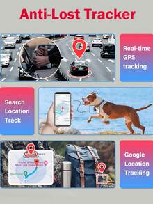 迷你GF-07 GPS追踪器，适用于汽车/儿童/宠物/车辆，GSM/GPRS/GPS实时追踪，防盗防丢定位器，磁吸式SIM卡信息定位器（带APP和付费云存储） - 黑色 - 查看 3