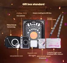 FujiFilm 相機mini EVO一次成像相機少女心拍立得自拍美顏+10種濾鏡立拍立得留住美好瞬間 黑色-禮盒套裝造夢時代 - 黑色-禮盒套裝造夢時代 - 查看 4