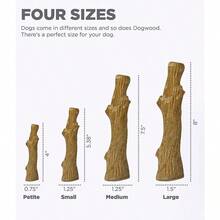 Dogwood Durable Dog Chew Toy Large Long Lasting Chew Stick Made With Real Wood USA Made L
