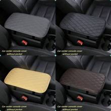 1 Housse de console centrale de voiture universelle toutes saisons améliorée, Accoudoir de voiture en PU, Accoudoir de voiture universel, Convient aux accessoires d'intérieur automobiles des voitures, des véhicules de loisirs et de la plupart des véhicules
