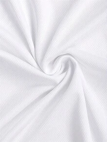 1-Pack Summer Men's Casual Solid Color Lightweight Short Sleeve Crew Neck T-Shirts - 白色 - 查看 6