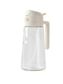 1 pieza Rociador de vidrio antifugas para cocina, de uso múltiple para verter y rociar, recipiente de vidrio para condimentos de aceite y vinagre con asa cómoda, utensilio de cocina - Multicolor - Ver 18