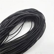 5yards/Lot 1.5mm Strong Round Elastic Ribbon Sewing Elastic Band Fiat Rubber Band For Waist Band Stretch Rope DIY Mask Lanyard