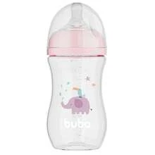Kit 2 Mamadeiras Buba Easy Flow Anticólica 270ml 330ml, Copo de Treinamento com Alça 160ml e Porta Leite em Pó 300ml - Pink - Visão 2