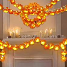 1 件大粒雏菊灯串，LED 花环灯，电池供电万圣节装饰灯，节日氛围灯，用于房间卧室装饰，婚礼派对装饰，万圣节装饰，圣诞节装饰，家居装饰万圣节装饰灯家居装饰派对装饰万圣节装饰房间装饰万圣节花园装饰，可作为礼物仙女 - 暖白色 - 查看 2