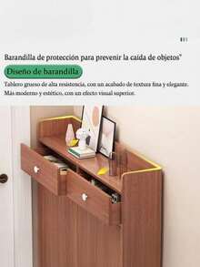 Zapatero Slim blanco con 2 puertas y 2 cajones, profundidad de 20 cm, capacidad para almacenar entre 12 y 13 pares de zapatos, organizador compacto ideal para pasillo, recámara, entrada, diseño moderno y eficiente, muebles para almacenamiento y orden de calzado en espacios reducidos del hogar. - Blanco - Ver 2