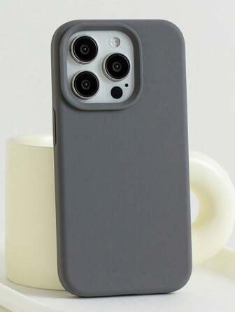 High-Quality Liquid Silicone Phone Case With Groove Button, Compatible With 17, 16, 15, 14, 13, 12, 11 Pro Max, Soft Waxy Rubber Eraser Texture, Skin-Friendly