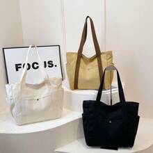 1-pak dużej pojemności retro przenośna torba do przechowywania z płótna, niezbędna do podróży na świeżym powietrzu i przechowywania na kempingu, odpowiednia do pracy, podróży, wielofunkcyjna, wielofunkcyjna, duża pojemność, lekka, praktyczna, rocznicowa, wakacyjna, odpowiednia do użytku na zewnątrz/dojazdów do pracy/podróży/szkoły/wycieczek/sportu/zakupów/codziennego użytku