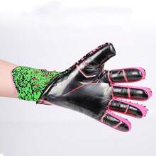 Par de guantes de portero para niños - Guantes de fútbol para partido juvenil, Par de guantes profesionales de látex para portero de fútbol, Guantes de portero de fútbol con refuerzo, Accesorios de fútbol, Guantes deportivos para niños, Guantes de fútbol, Un regalo para niños - Un regalo de cumpleaños.