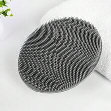 2 Pack Silicone Body Scrubber Brush For Shower, Exfoliating Massage Tool With Soft Bristles For Sensitive Skin, Back Cleaning Brush For Men Women, Dark Green - Gray+black - 查看 6