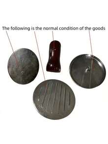 1 PIEZA Prensa de hamburguesa antiadherente de primera calidad y papel de separación de hamburguesas - Creador de hamburguesas sin esfuerzo para hamburguesas de carne, queso y vegetarianas perfectas - Ideal para parrilla, plancha, barbacoa y cocina a la parrilla