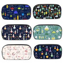 1 件化学元素主题铅笔盒，带化学元素图案，学生铅笔盒，大容量铅笔盒收纳铅笔盒带拉链，适合学生返校文具收纳、学校用品、返校