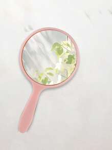 束口袋礼品袋礼品套装，包括（袋子+镜子+梳子），粉色镜子，白色网袋，粉色梳子，新娘送礼会礼物，塑料化妆镜，新娘感谢卡，婚礼派对礼物，带透明硬纱布袋，伴娘礼物，宾客婚礼派对用品，适合日常使用，适合返校，节日露营用品，度假必需品