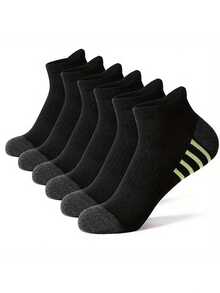 1/3/6/10 Pairs Multi-Color Plus Size Men's Breathable Mesh Basketball Sports Ankle Socks, Spring/Summer - Multicolor - View 16