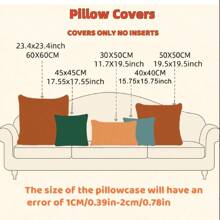 Luxury Bohemian Style Decorative Linen Texture Pillowcase Without Filling, Made Of Coarse Linen Craft Suitable For Decoration Of Sofas, Living Rooms, Bedrooms, Floors, Benches, Cars, Offices, Coffee Shops, Etc., Pillowcase Will Not Shed Or Ball, Can Be Used Throughout The Year.