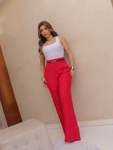 Marrant Pantalona Dress Pants - 紅色 - 查看 6