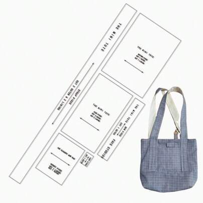 迷你蝴蝶结手提包缝纫版型，1:1 比例女士手提包缝纫版型，时尚手提包原型版型，完美的手工包袋缝纫模板——适合缝纫爱好者的初学者礼物