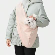 [适用于狗和猫的前背式包裹袋] 宠物吊带背带，柔软前背式和背包式宠物背带，狗背带，猫背带，小狗、小猫和小动物的旅行伴侣