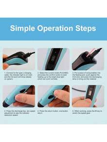 GOLDFOX 3D Printing Pen DIY Art Craft Graffiti Drawing 3D Pen Set With LCD Display And 36m PLA Filament