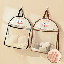 1pc Mesh Storage Net Bag, Underwear & Socks Organizer Hanging Bag, Wardrobe Hanging Storage Pouch - Multicolor - View 3
