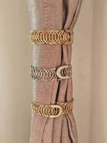 1/2 szt./zestaw metalowych klipsów do zasłon w kształcie gwiazdy i księżyca w stylu vintage, proste klamry do zasłon, odpowiednie do salonu, sypialni, gabinetu, dekoracji domu, prezentów urodzinowych, akcesoriów do zasłon, prezentów na Halloween, dekoracji na Halloween, dekoracji na jesień, dekoracji pokoju, dekoracji ściennych, naklejek ściennych