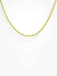 Shescity 4件套海岸风贝壳翅膀珍珠项链套装（女士款） - 金黃色 - 查看 4