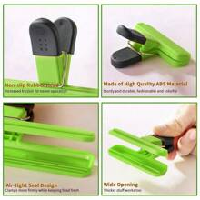 1 Paquete de Pinzas para Bolsas de Patatas Fritas, Pinzas Portátiles Grandes para Bolsas de Patatas Fritas, Clips Selladores para Bolsas de Almacenamiento de Alimentos de Varios Tamaños Mejorados con Boca Ancha, Herramientas de Sellado Resistentes para Organización de Cocina