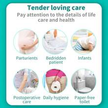 450 ml przenośna butelka ze spryskiwaczem do toalety z rozszerzalnym siedziskiem, 2 dyszami i torbą podróżną, kątowy spryskiwacz do higieny osobistej (zielony)