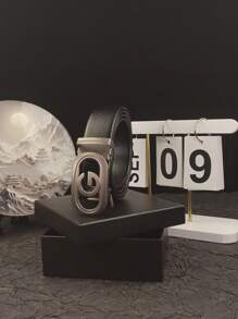 1 条男士休闲高端皮带，字母扣设计，长度 120 厘米，低调奢华，秋季、万圣节聚会上吸引异性的绝佳配饰 - 彩色 - 查看 6