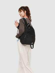 女士防盗可折叠多隔层背包，可装15.6英寸笔记本电脑，多口袋轻便可水洗书包，多功能书包，大容量旅行包，便捷通勤日用包