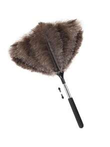 Plumero extensible reutilizable - Herramientas de limpieza con plumero extensible y ajustable para limpiar techos, persianas, muebles y coches - Gris Oscuro - Ver 7