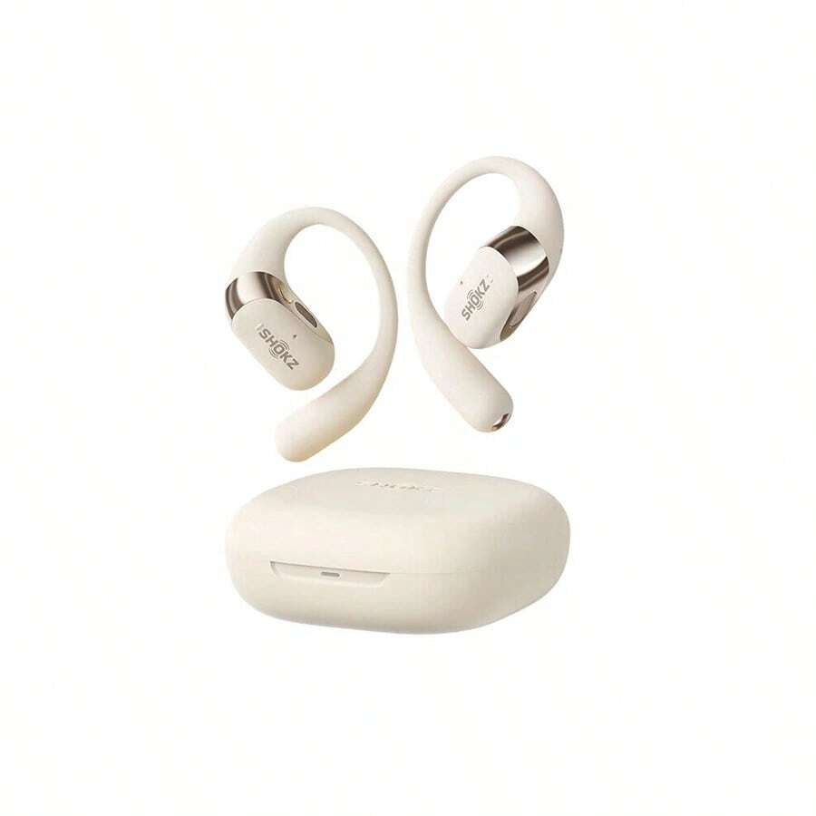 Shokz T920 Professional Bluetooth Headset, Physical Buttons, Active Noise Reduction, IP Waterproof And Dustproof, Long Battery Life, Dual Microphone Noise Reduction, Professional Sports Equipment, White