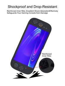 适用于Switch 2的1个符合人体工学的握把游戏保护套，防滑、防汗、防刮擦 - 彩色 - 查看 4