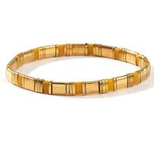 1 PIEZA Pulsera con cuentas de estilo bohemio y cuentas de vidrio TILA, ideal para el océano y las vacaciones de verano, adecuada tanto para hombres como para mujeres, ideal como regalo