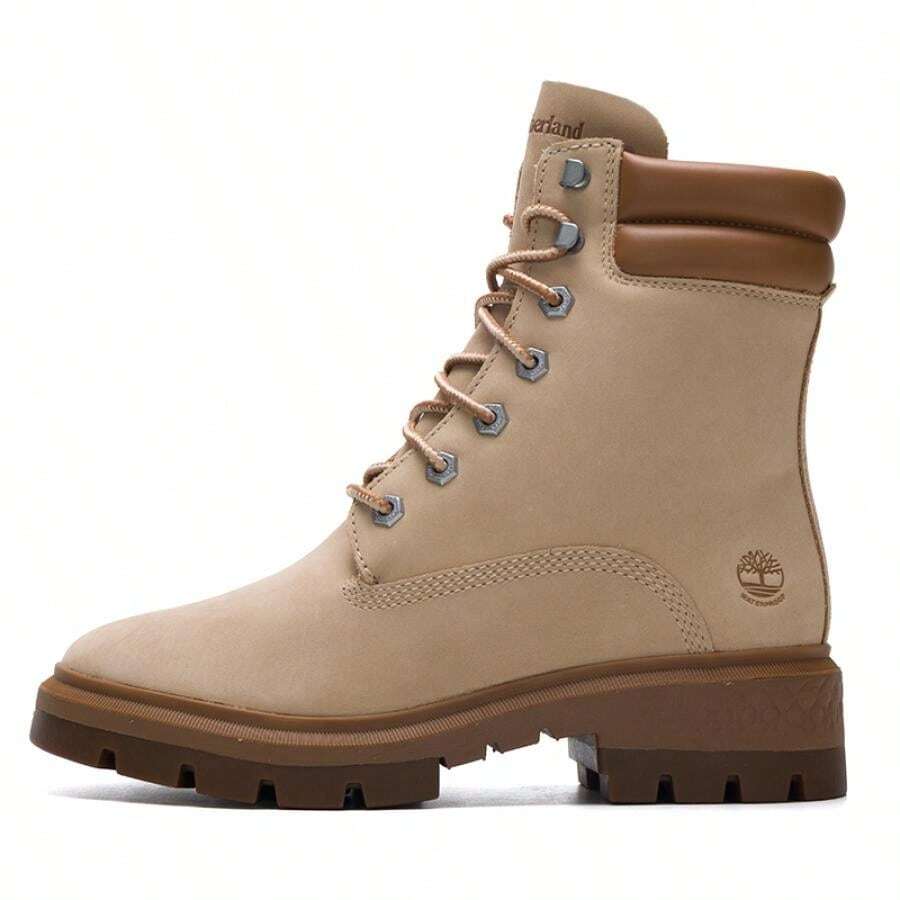 Timberland Women's Outdoor Sports Casual Hiking Boots, Comfortable High-Top Boots For Daily, Travel, Commute, A2D7NEN7 - Light Beige - View 1