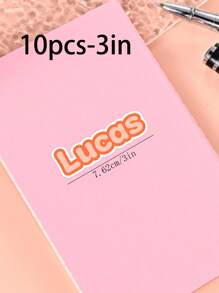 100/50/20/10/1 Pc Customized Name Personalized Stickers - Cartoon Font - Colorful And Variegated Personalized Laptop Stickers, Water Bottle Name Stickers - Suitable For Holiday Gifts, Daily Decorations, Notebook Stickers, Candy Baking Packaging Bag Decorations, School Supplies, Back To School, Multi-Functional, Ornamental, Reusable, Modern, Colorful, Cute, Vintage, Cartoon, Kawaii, Custom, Personalized, Unique, Customized, Workers, Clients, Students, For Business/Work/ Office, For School, Desert Fall Cozy