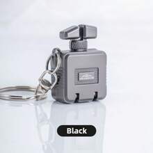 1pc Perfume Bottle Foldable Nail Clipper, Stainless Steel Nail Trimmer, Alloy Shell, Mini Portable, Minimalist High-End, With Keychain, Can Be Used As Pendant Nail Clipper