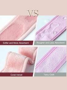 1条珊瑚绒发带，魔术贴造型发箍，女士头巾，吸汗带，柔软腕带，发饰，返校季，旅行度假必备，女士发饰，卷发，卷发器，免加热卷发，免加热卷发，卷发器，卷发器，卷发，卷发器，卷发工具，卷发器，卷发扩散器，头发，旅行，美发产品，美发工具，美发用品，理发师，理发师配件，理发店，美发设备 - 淺粉色 - 查看 4