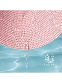 1/2/4/8 szt. Okrągłe tkane podkładki PP, proste różowe okrągłe podkładki na stół do jadalni, zmywalne, antypoślizgowe, odporne na ciepło podkładki na stół do jadalni w domu, restauracji, dekoracji imprezowych, stołu kuchennego w stylu boho, do wnętrz i na zewnątrz, na kemping, wesele, Walentynki - Różowy - Zobacz 8