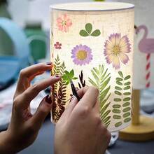 Dried Pressed Flowers Resin, Real Pressed Flowers Dry Leaves Bulk Natural Herbs Kit Scrapbooking Art Crafts, Resin Soap Candle Scrapbook Supplies Card Making Jewelry (Green) - 綠色 - 查看 4