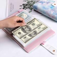 A6 Budget Binder - Elegant Appearance With An Oil Painting Feel - Equipped With A Budget Tracker - Suitable For Household Spending Saving Budget Expenses And Financial Organization For Women Wallet Mini Wallet Purse Wallet Wristlet Wallet Coin Wallet