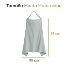Manta de Lactancia Cubierta de Lactancia con Diseño de Dinosaurios Bebes Verde Multifuncional para Mamás  100% Tejida, Transpirable, con Protección de 360°, Ideal para Amamantar, Carriola, Asiento de Auto, Delantal de Privacidad para Recién Nacido y Uso al Aire Libre - Verde Oliva - Ver 5