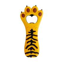 Apribottiglie creativo a forma di zampa di gatto, nero, rosa, grigio e bianco, apribottiglie magnetico per frigorifero, utensile da cucina per bar e feste domestiche