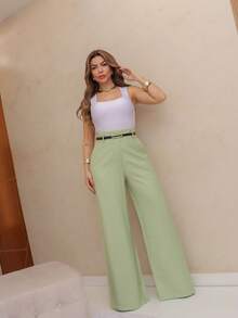 Marrant Pantalona Dress Pants - 淺橄欖綠 - 查看 6