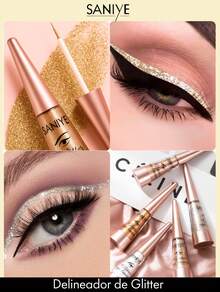 SANIYE Glitter Liquid Eyeliner M270 - 銀色 - 查看 7