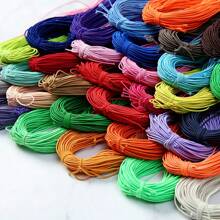 5yards/Lot 1.5mm Strong Round Elastic Ribbon Sewing Elastic Band Fiat Rubber Band For Waist Band Stretch Rope DIY Mask Lanyard