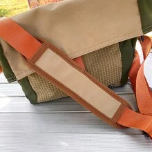 حقيبة كتف/حقيبة عبر الجسم مصنوعة من قماش النايلون المقاوم للماء، بتصميم بسيط وخفيف الوزن، حقيبة كانفاس ذات سعة كبيرة