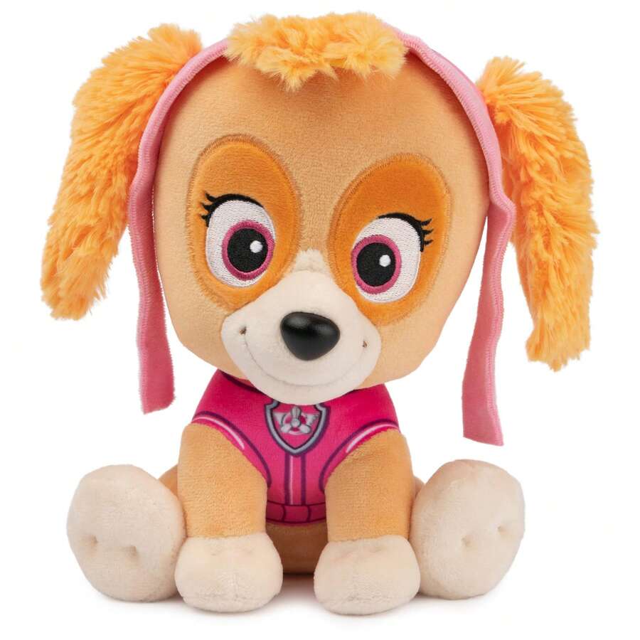 Spin Master Paw Patrol GUND Skye飞行员制服毛绒玩具,9英寸,适合1岁及以上儿童(款式随机) - SKYE(中號) - 查看 1